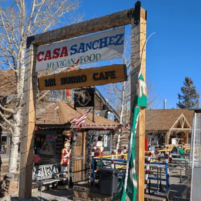 Casa Sanchez Fairplay entrance on Main Street