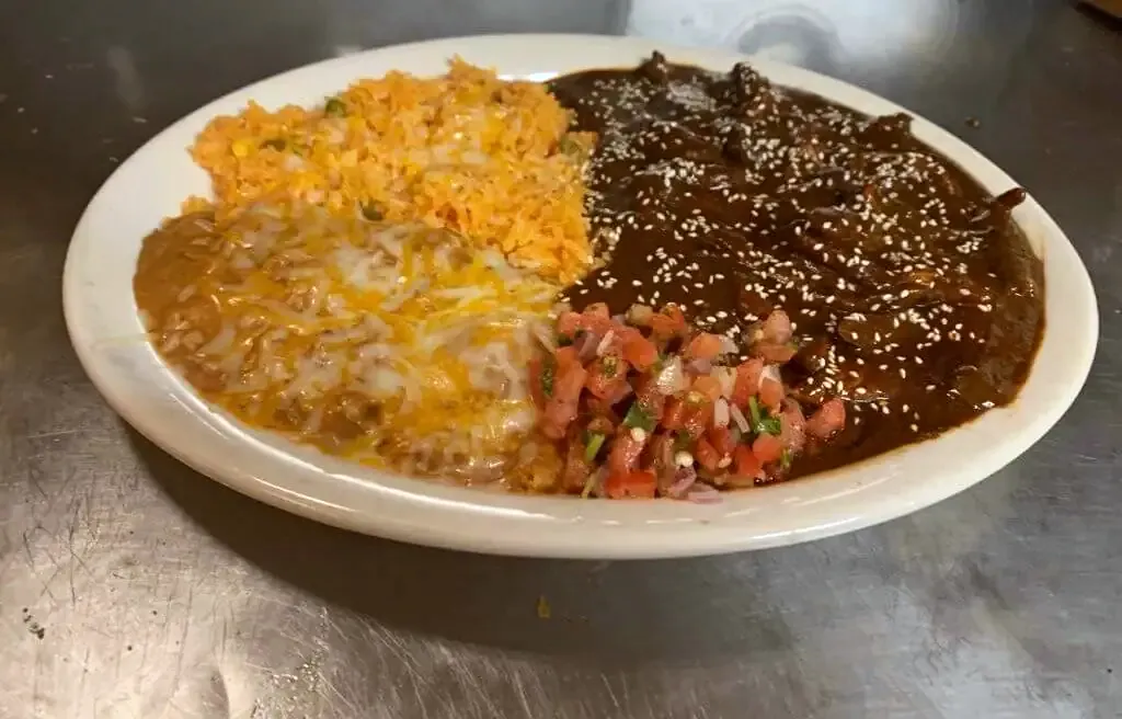 Casa Sanchez plated Mexican dish
