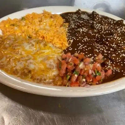 Casa Sanchez plated Mexican dish